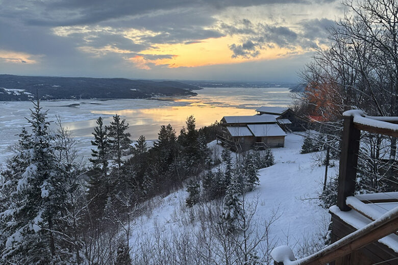 Chalet privé de l’Auberge du Cap au Leste pour hébergement corporatif