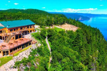Auberge, fjord, Saguenay