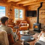 Escapade romantique, chalet, vue sur le fjord, Saguenay