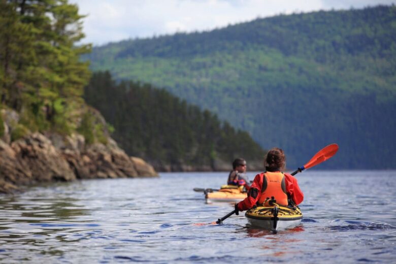 Kayak, fjord, Saguenay