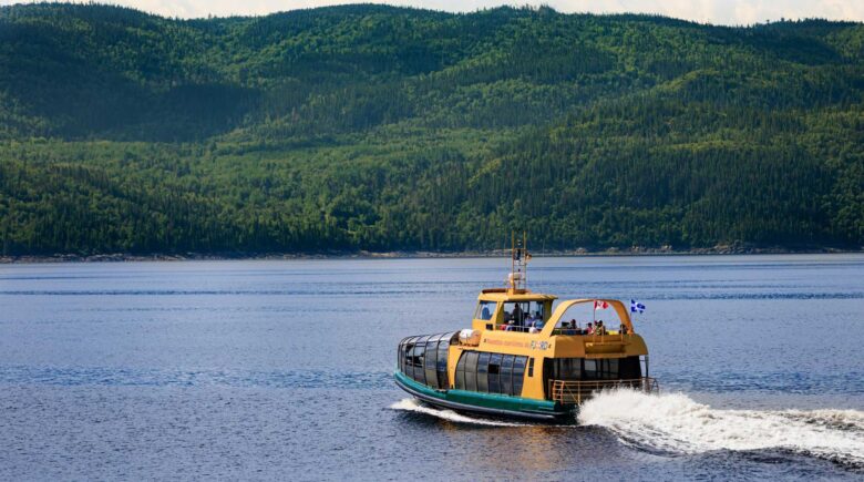 Navettes, été, fjord, Saguenay