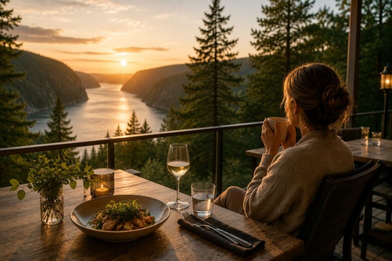 Séjour inoubliable Fjord du Saguenay, vacances Saguenay Québec, hébergement Fjord du Saguenay, hôtel nature Québec, chalet Saguenay, séjour nature Québec, Auberge du Cap au Leste, vacances au Saguenay, escapade Québec, séjour plein air Québec