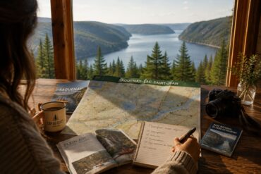 Séjour Saguenay, planifier un séjour Saguenay, vacances Saguenay Québec, Fjord du Saguenay, hébergement Saguenay, activités Saguenay, Auberge du Cap au Leste, voyage Saguenay, escapade nature Québec, guide touristique Saguenay
